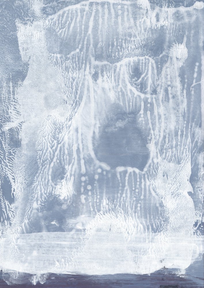 Svalblå abstrakt textur av Maira Ribena