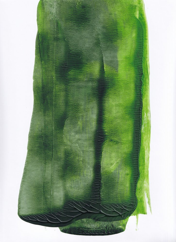 Fluid Green – abstrakt av Maira Ribena