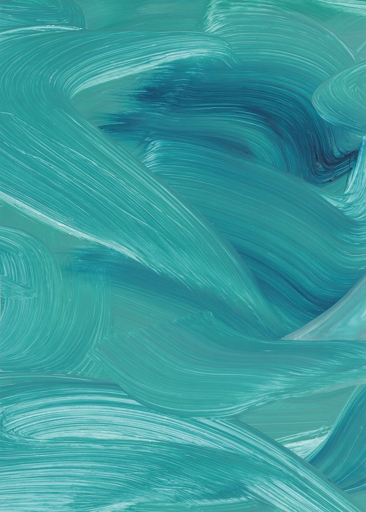 Teal Ocean Flow av Maira Ribena