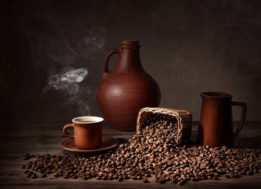 Rustikt kaffestilleben av Margareth Perfoncio