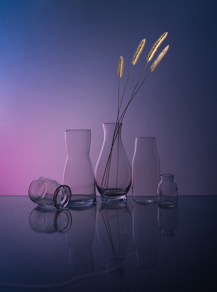 Lugna speglingar i glas av Margareth Perfoncio