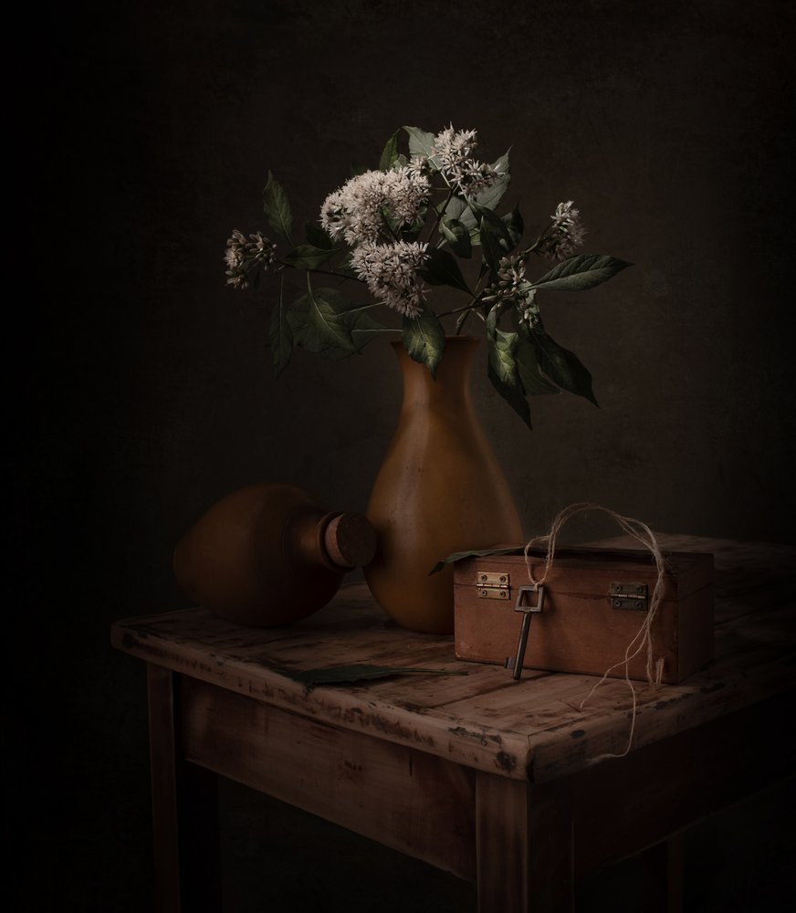 Vita blommor i rustik stil av Margareth Perfoncio