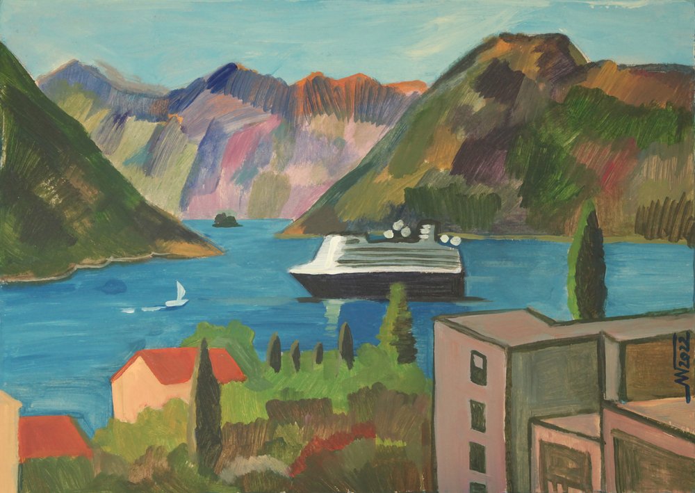 Färgsprakande fjordkryssning av Marina Gorkaeva