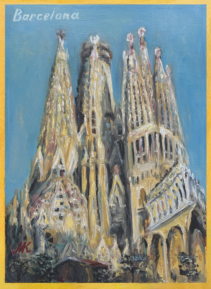 Sagrada Familia i Barcelona av Marina Kozyr