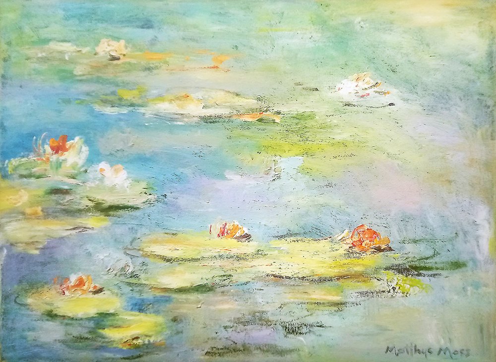 Fridfulla näckrosor av Matthys Moss