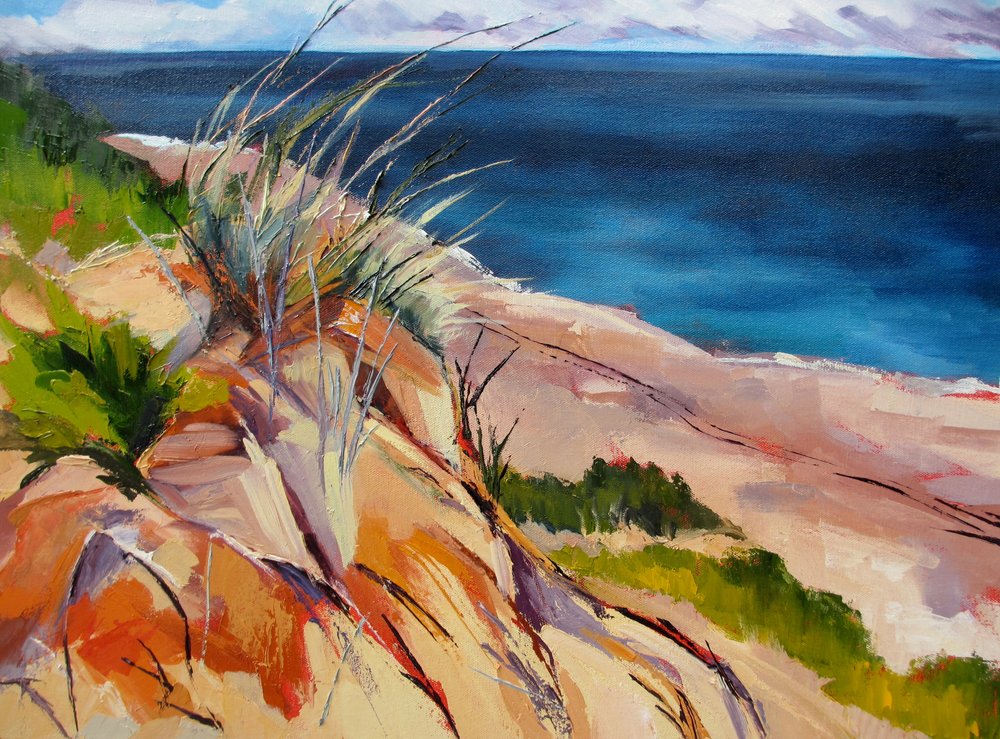 Strandgräs och sanddyner av Maxine Shore