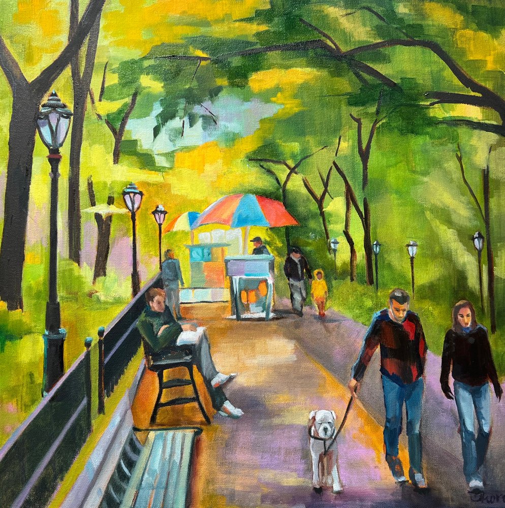 En promenad i stadsparken av Maxine Shore