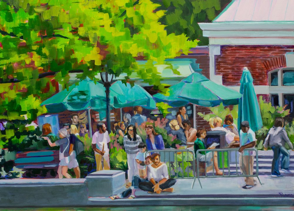 Lively Park Café av Maxine Shore
