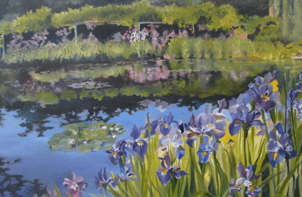 Sommariris i trädgården av Maxine Shore