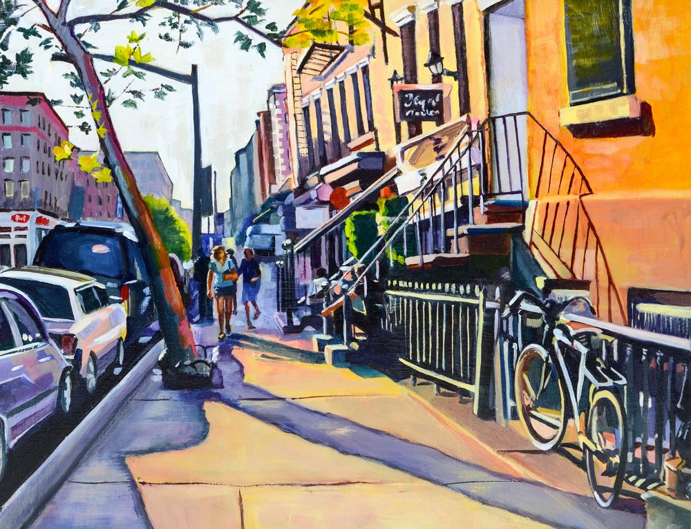 Soliga City Street av Maxine Shore