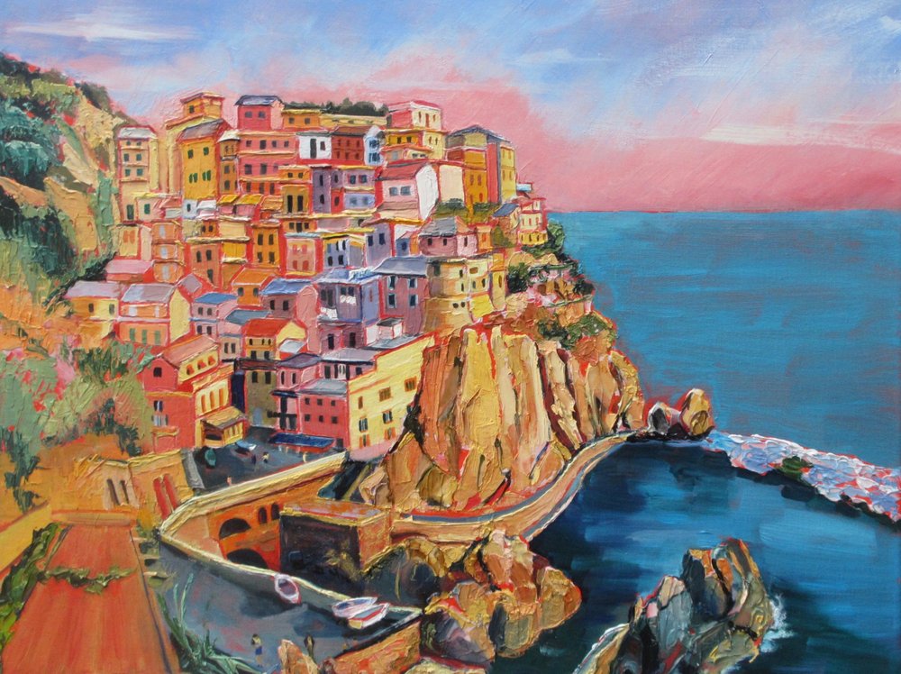 Den livfulla italienska kusten av Maxine Shore