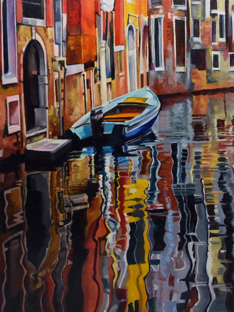 Den livliga båtturen i Venedig av Maxine Shore