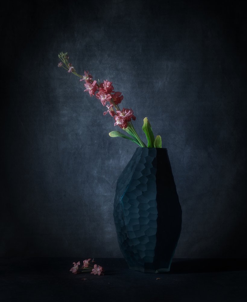 Mörk blommig elegans av May G