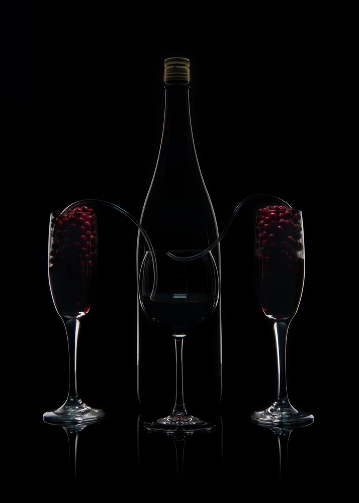 Elegant vinreflektion av Ming Chen