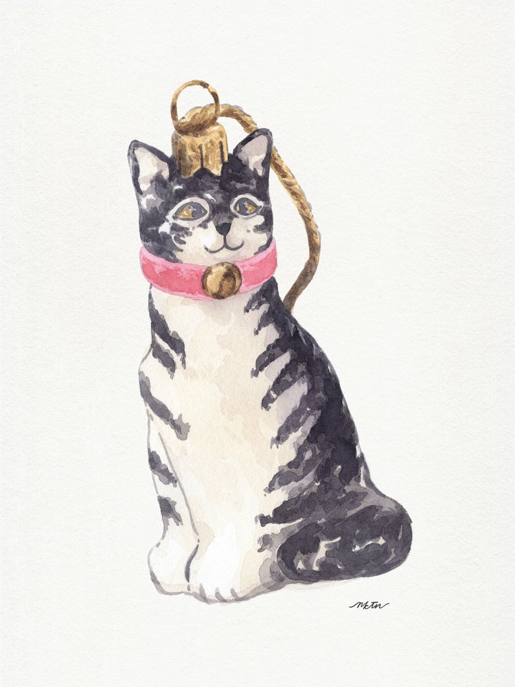 Sött tigrerat ornament av NKTN