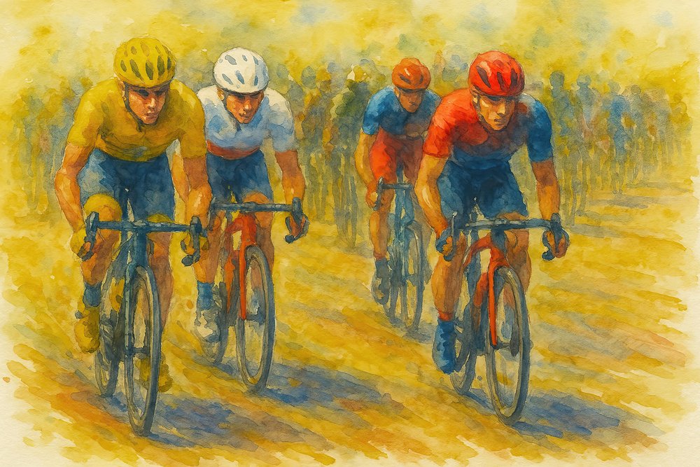Spännande cykeltävlingar av Natalie Bruns