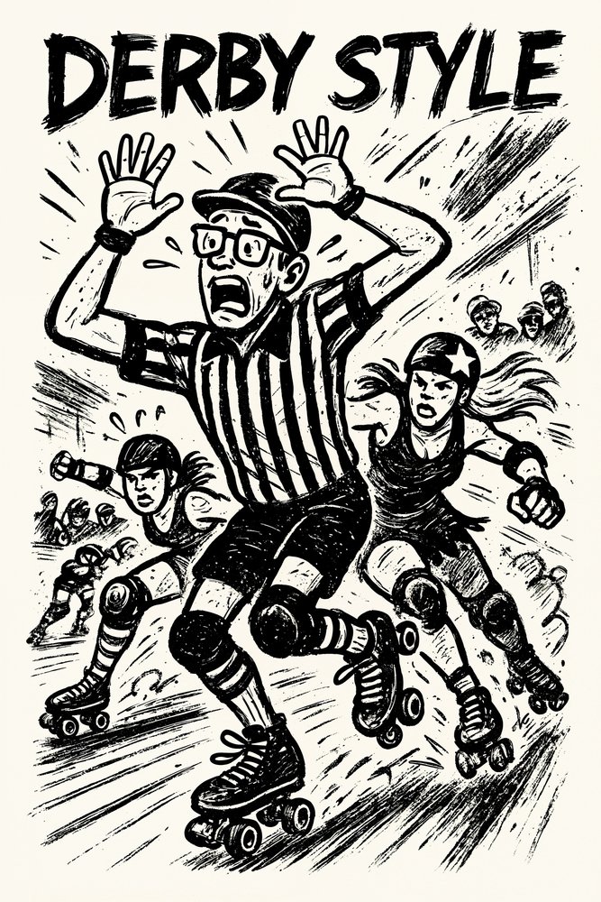 Derby-action av Natalie Bruns