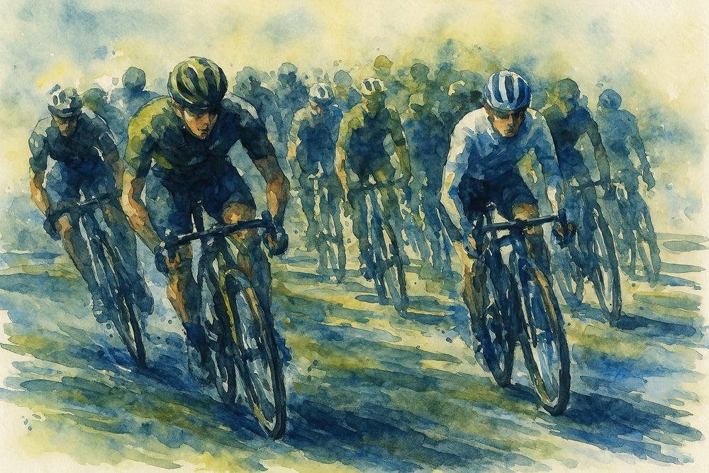 Dynamiskt cykellopp av Natalie Bruns