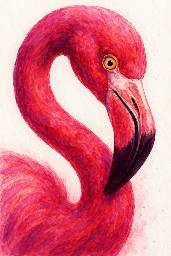 Elegant Pink Flamingo av Natalie Bruns