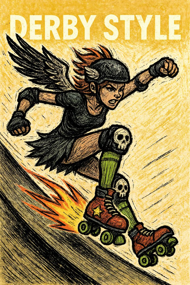 En tuff derbyåkare av Natalie Bruns