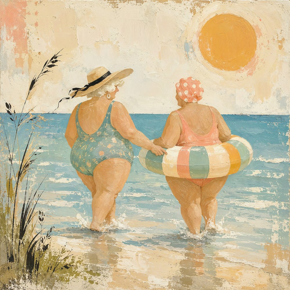 En härlig strandpromenad av Natalie Bruns