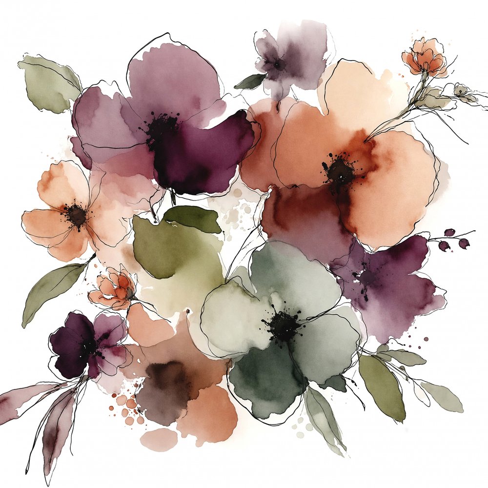 En diskret blomsterbukett av Natalie Bruns