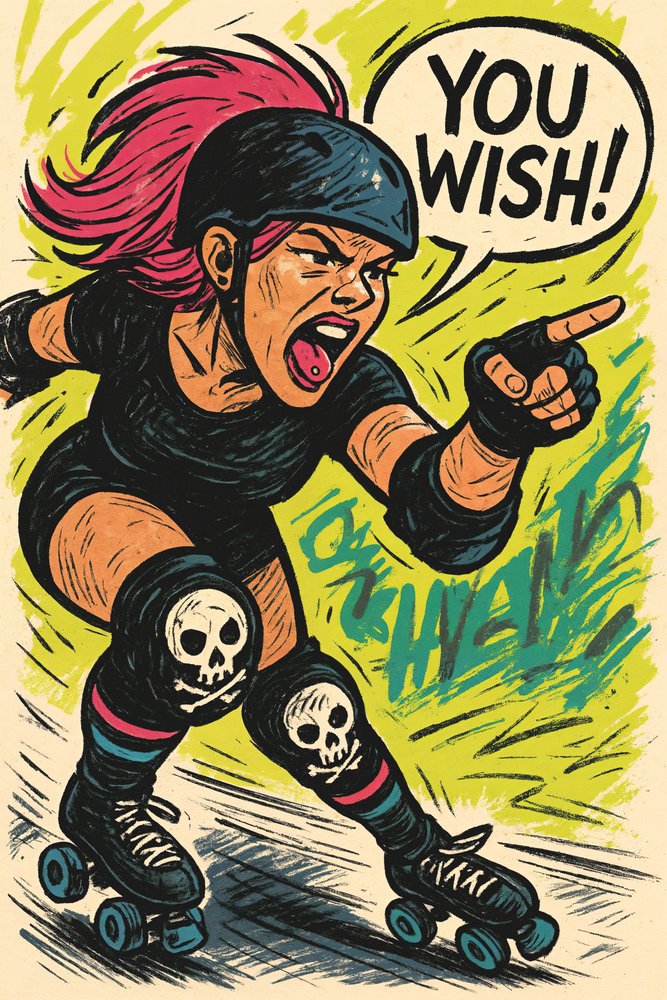 Du önskar dig en Roller Girl av Natalie Bruns