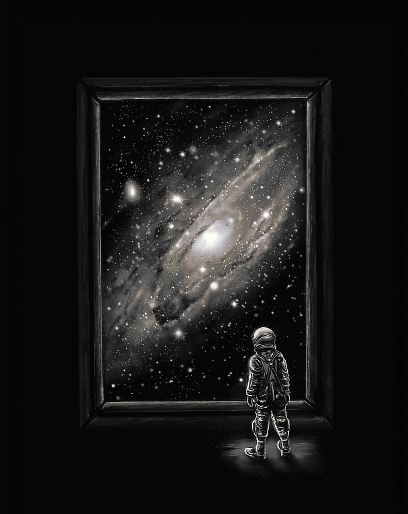 Astronautens kosmiska blick av Nicebleed