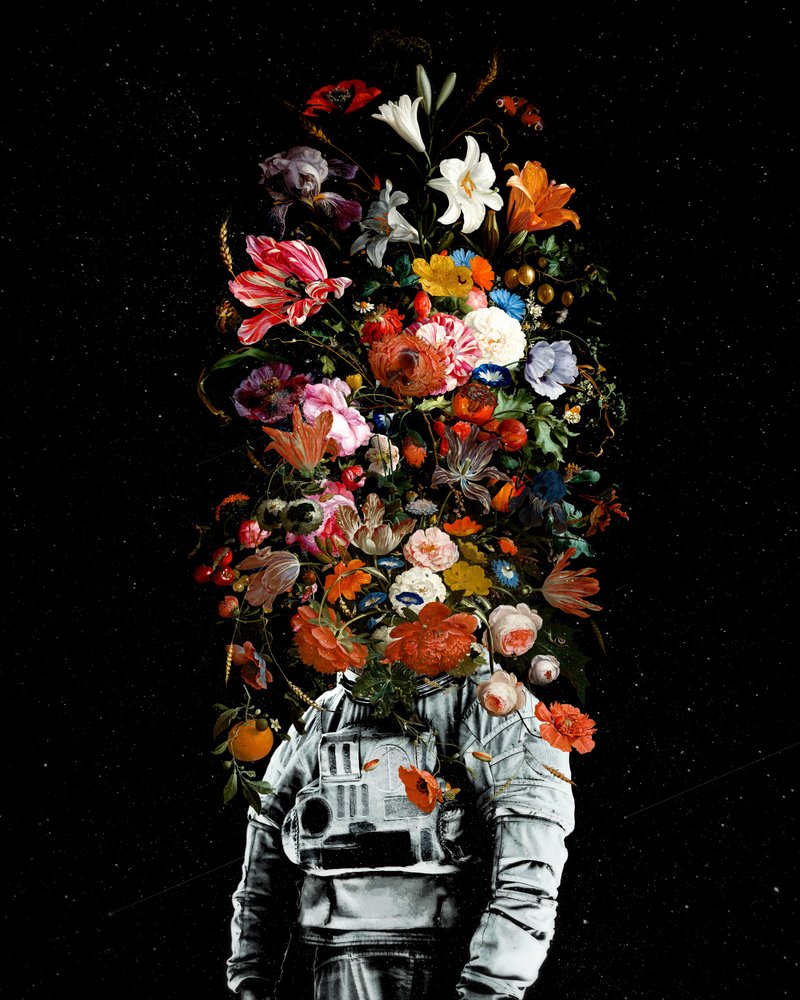 Blommande astronaut av Nicebleed