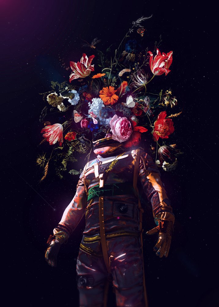 Kosmisk trädgårdsastronaut av Nicebleed