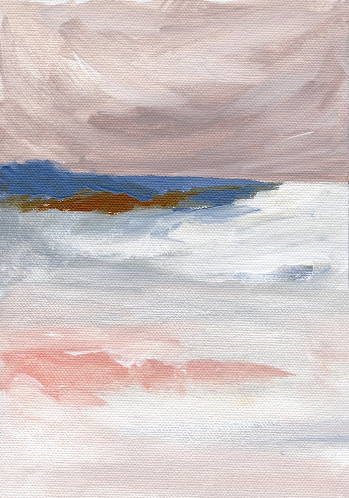 Blush Horizon – Havslandskap av Nikita Jariwala