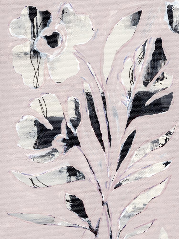 Modernt rosa blommönster av Nikita Jariwala