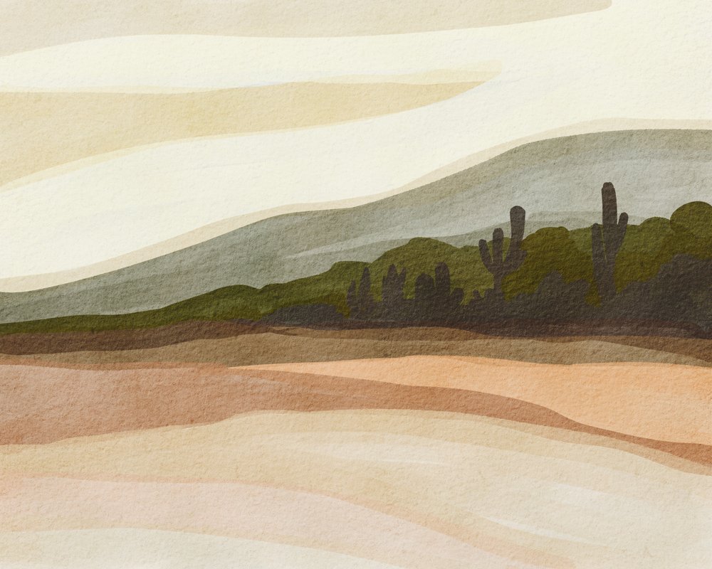 Saguaro Desert Hills av Nikita Jariwala