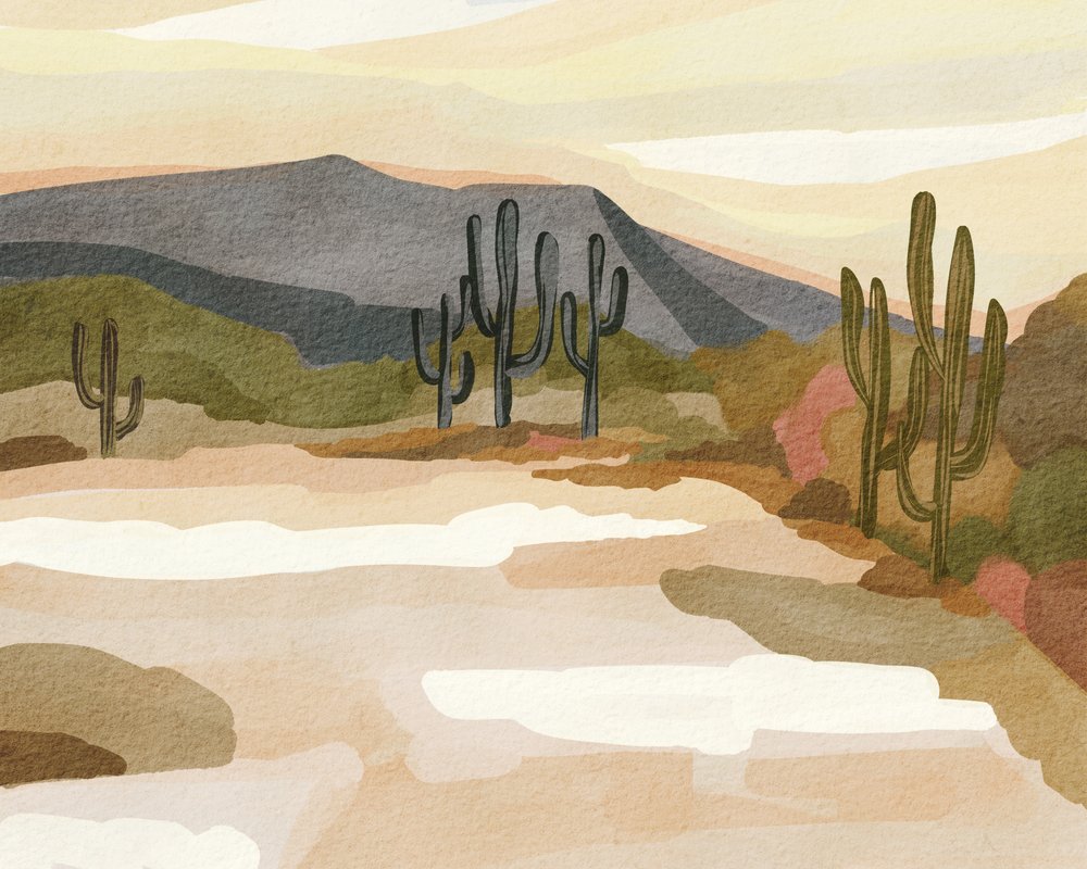 Saguaro-ökens frid av Nikita Jariwala