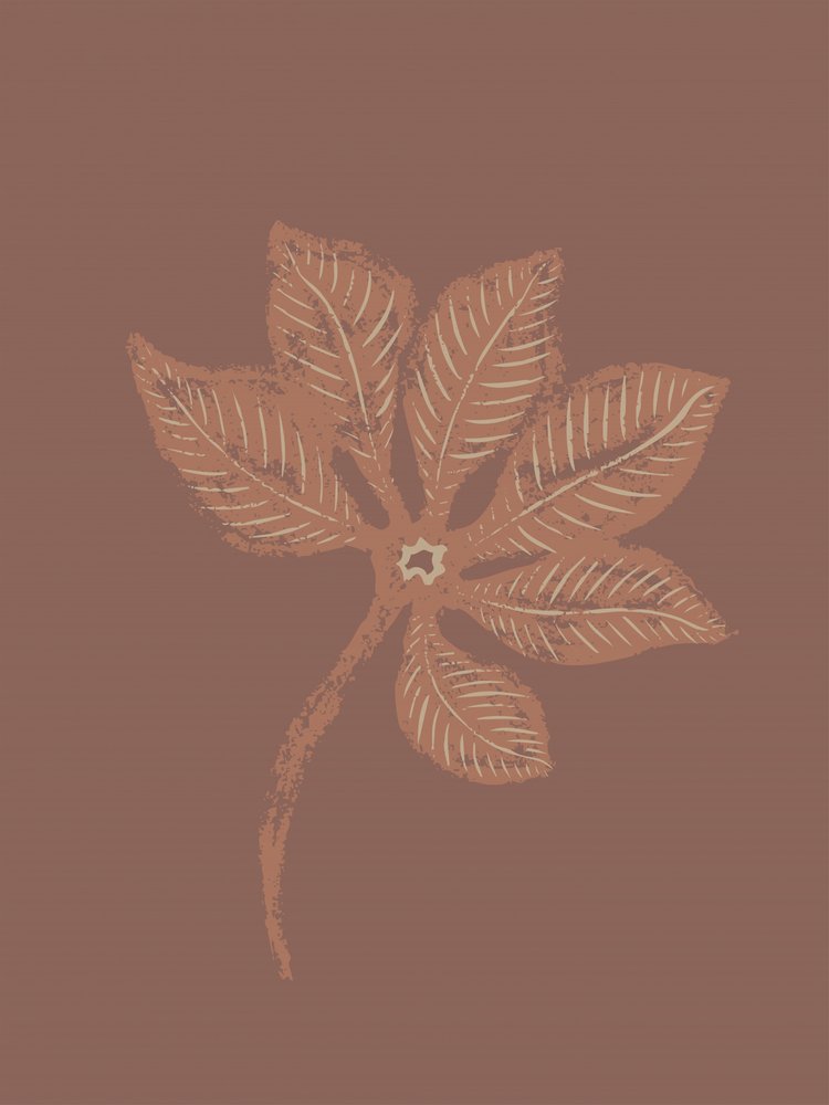 Texturerat botaniskt blad av Nikita Jariwala