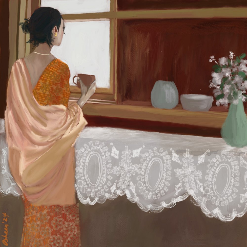 Lugn morgonutsikt av Osheensgallery