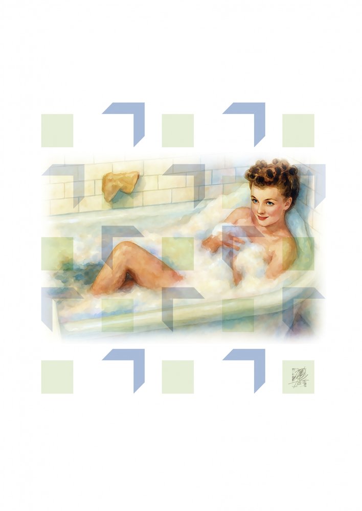 Avslappnande bubbelbad av Osvaldo Russo