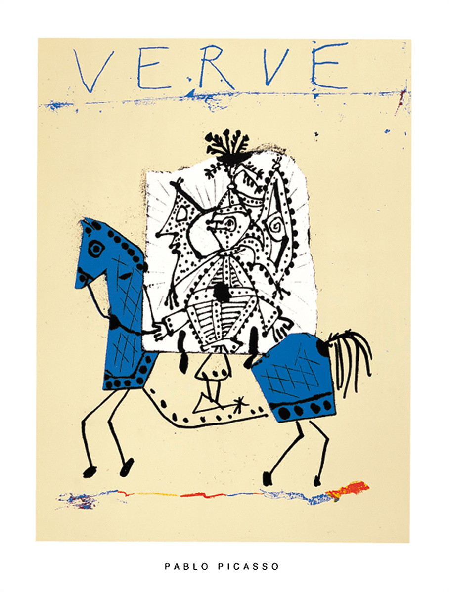 Omslag till Verve, 1951 av Pablo Picasso