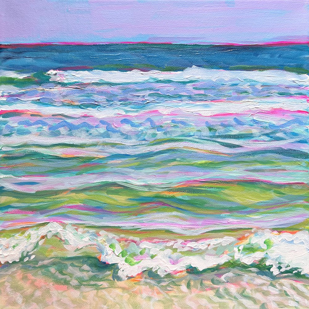 Färgglada havsvågor av Pauline Wegman | Key and Sea Creative