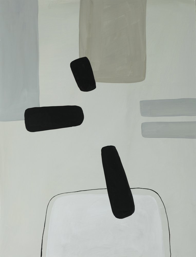 Svävande minimalistiska former av Renate Holzner