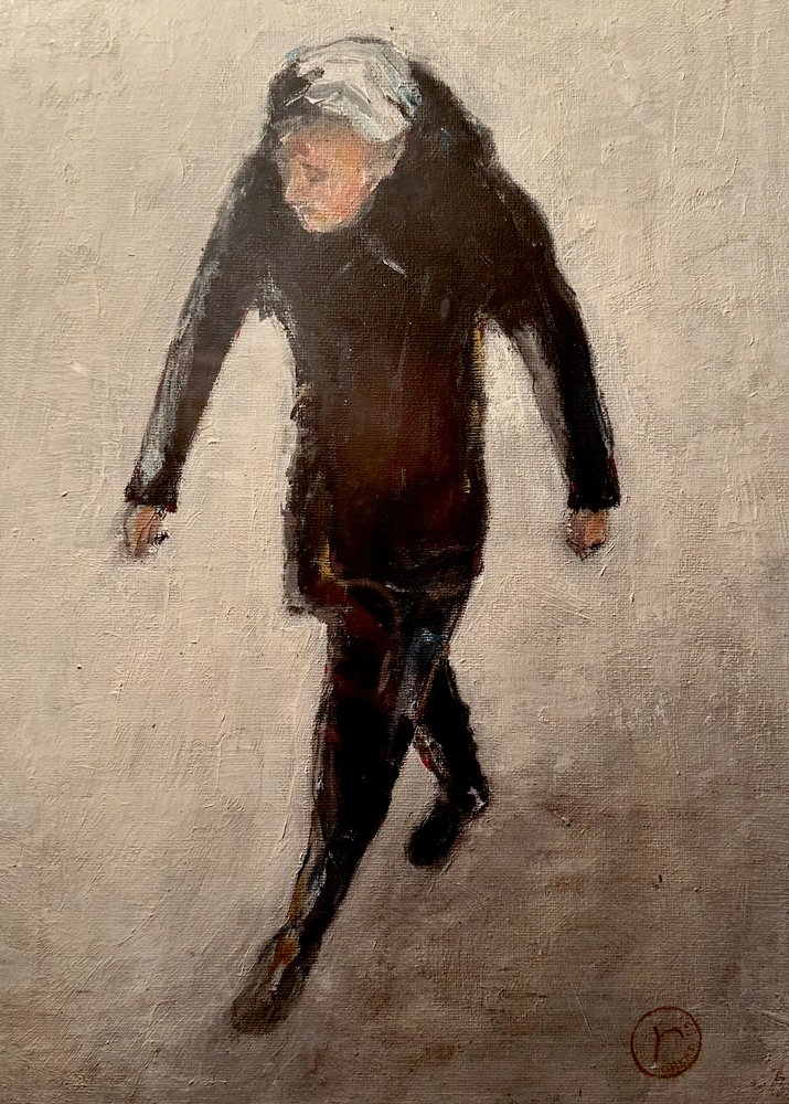En ensam figur som går av Robert Thirtle