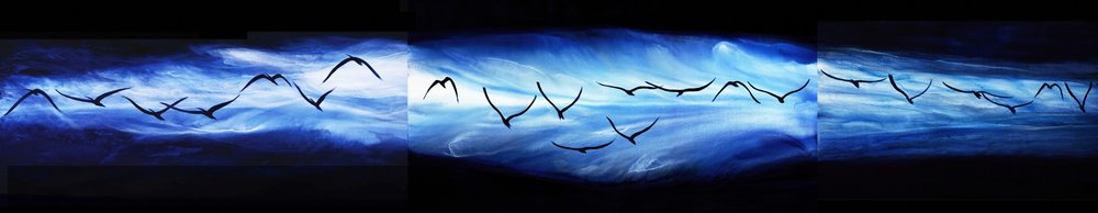 En flock över den eteriska himlen av RodMacIver