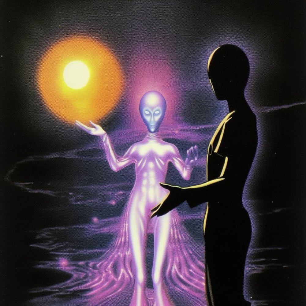 Alien Cosmic Encounter av Samantha Hearn