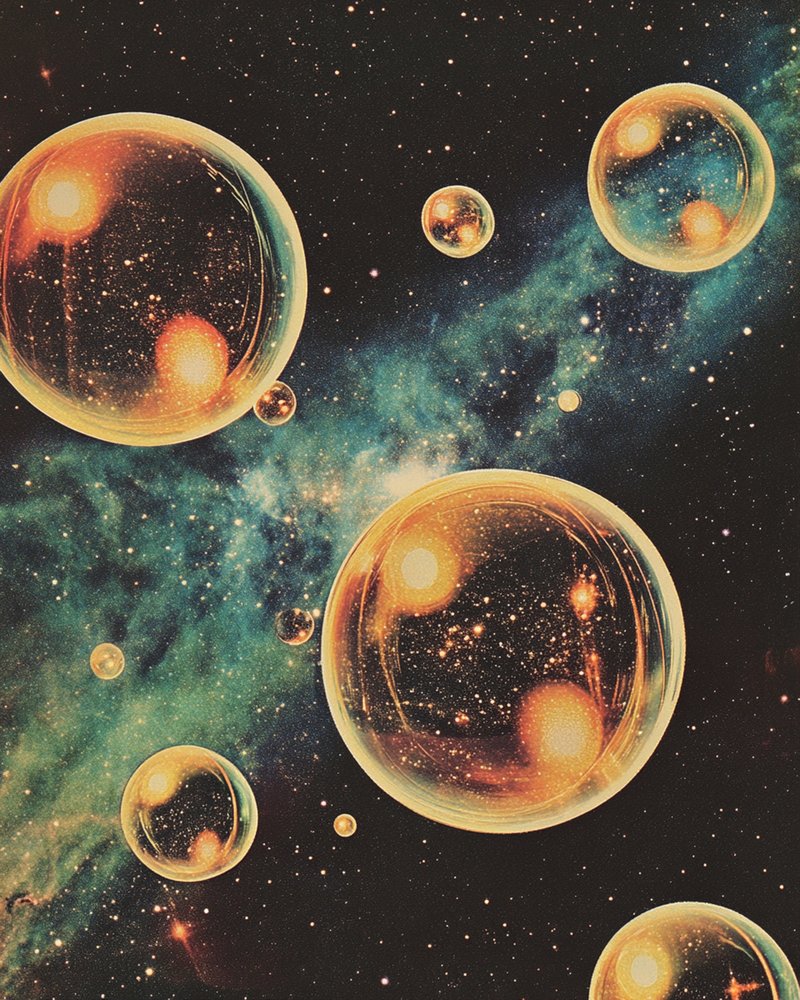 Kosmiska gyllene bubblor av Samantha Hearn