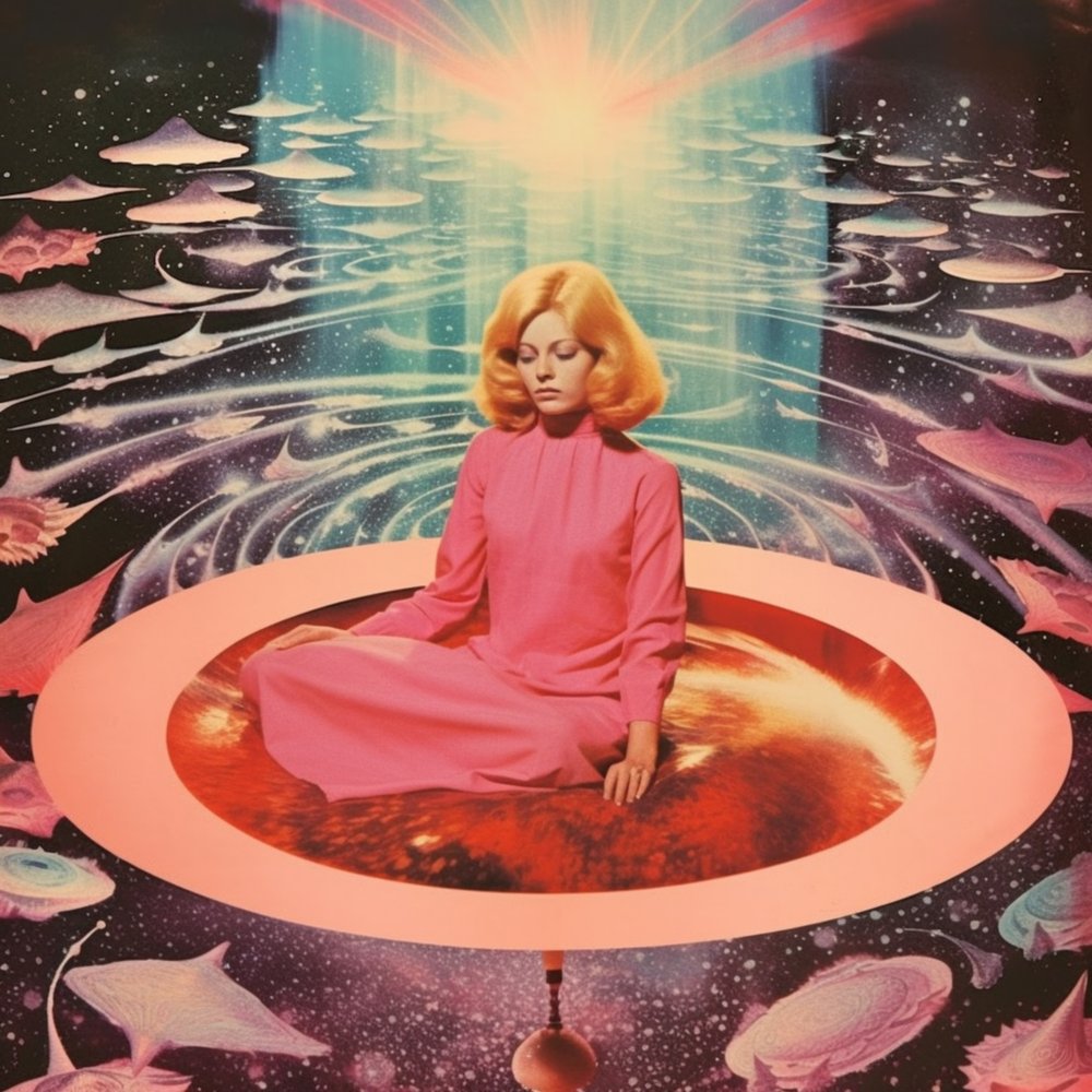 Kvinnan i den kosmiska meditationen av Samantha Hearn