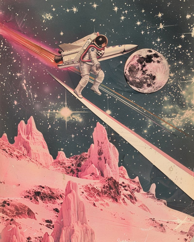 Cosmic Pink Planet Ride av Samantha Hearn