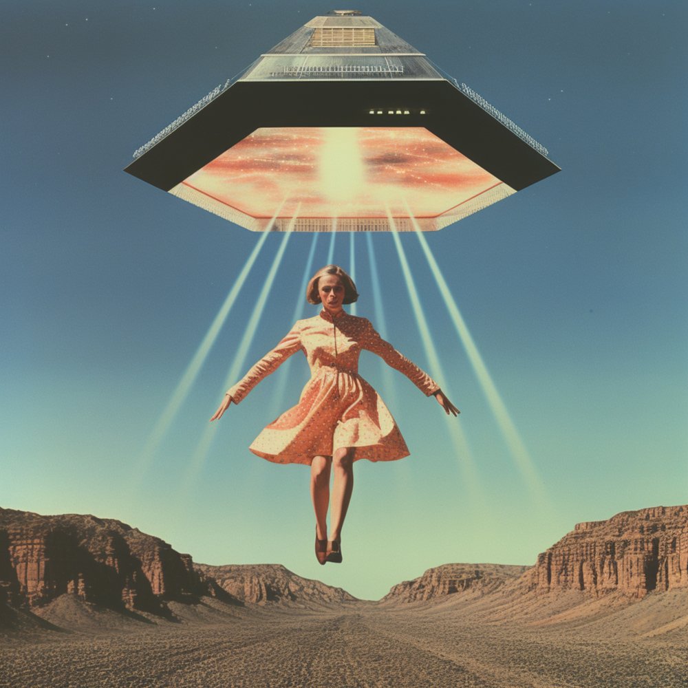 UFO-bortförande i öknen av Samantha Hearn