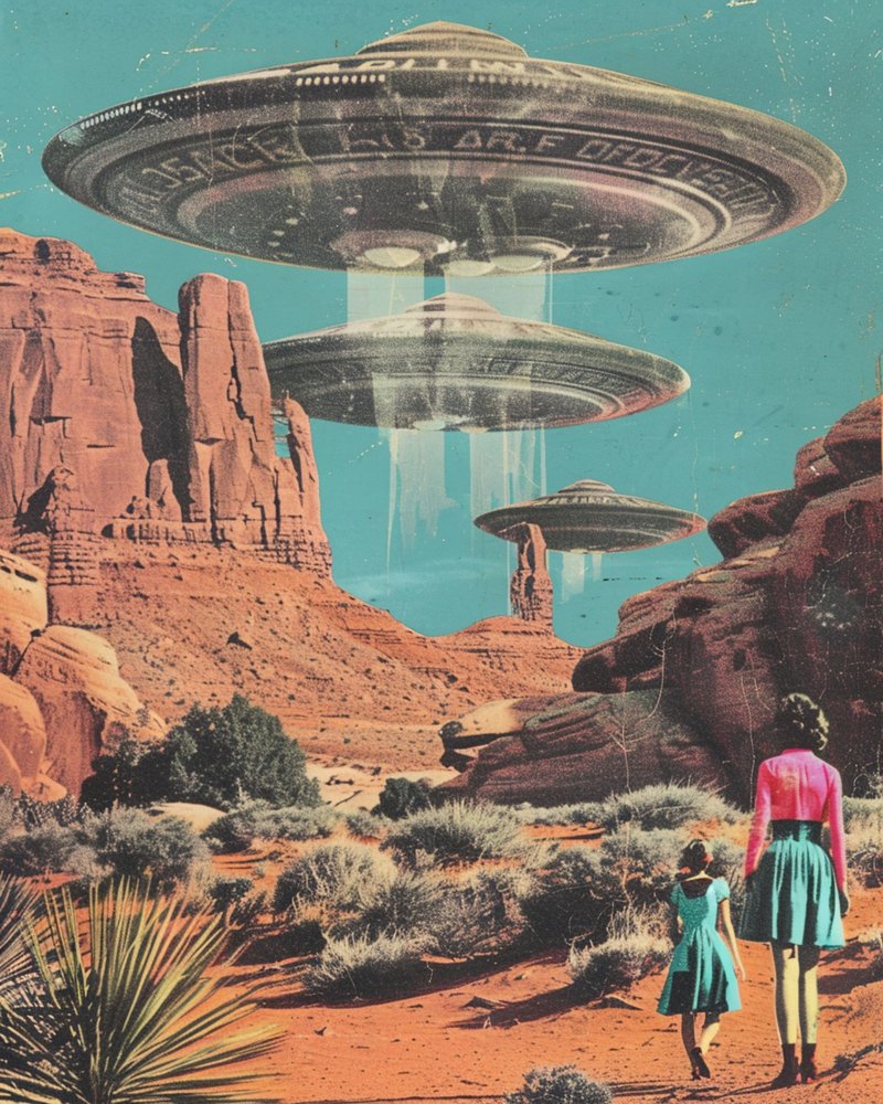 UFO-möte i öknen av Samantha Hearn