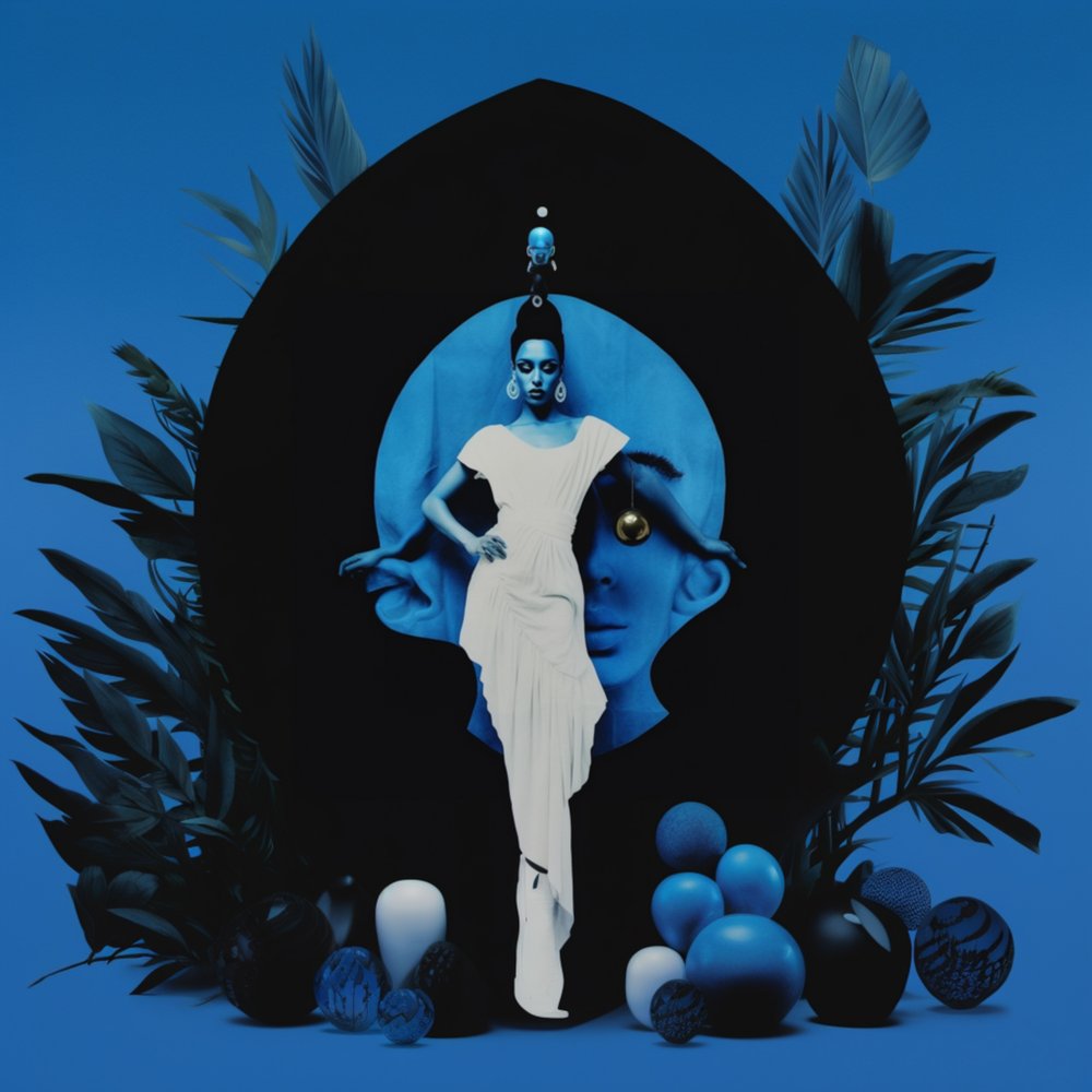 Elegant Blue Vision av Samantha Hearn