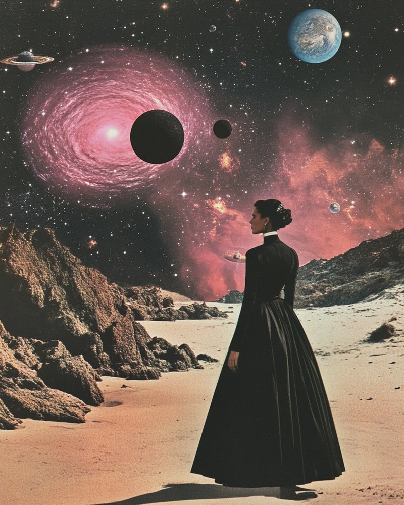 Elegant Traveler Pink Galaxy av Samantha Hearn